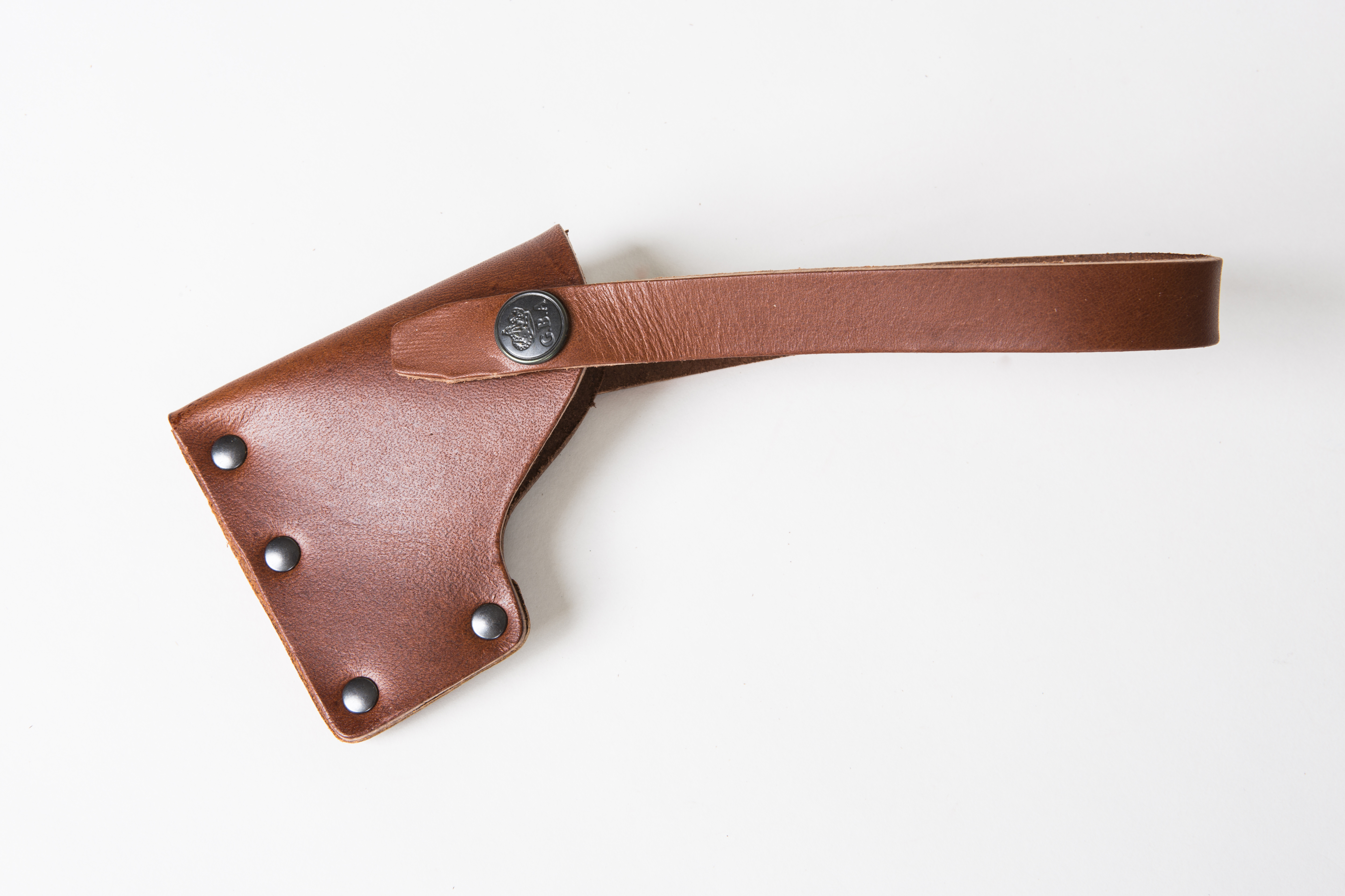 U*N様 定価6万　GUNTAS Genuine Leather Crossbo Mizuno Carbon Steel Axe 100mm|Japanese Blacksmith|Chef Knives To Go
